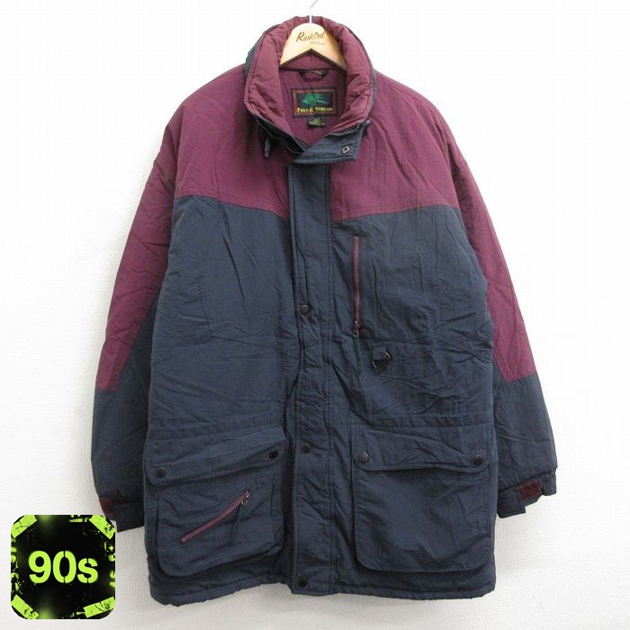 【50%OFF】90s ジャケット ツートンカラー ネイビー L | 古着