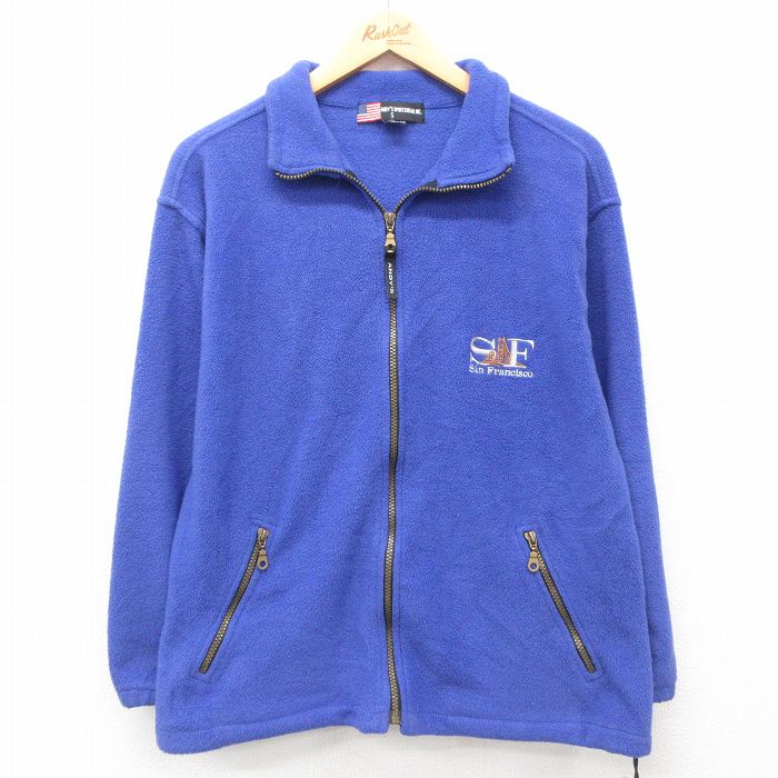 【50%OFF】S★古着 長袖 ジャケット メンズ サンフランシスコ 紫 パープル 24dec03 中古 アウター