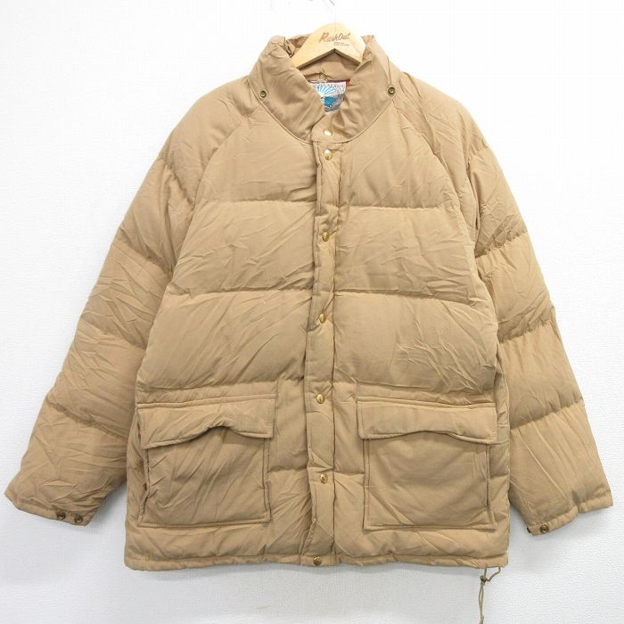 XL★古着 ウィリアムバリー 長袖 ジャケット メンズ 80年代 80s ラグラン タロン ベージュ カーキ 25feb06 中古 アウター