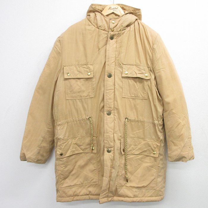 【50%OFF】XL★古着 JCペニー 長袖 ビンテージ マウンテン ジャケット パーカー メンズ 70年代 70s 大きいサイズ ロング丈 タロン ベージュ カーキ 25feb06 中古 アウター