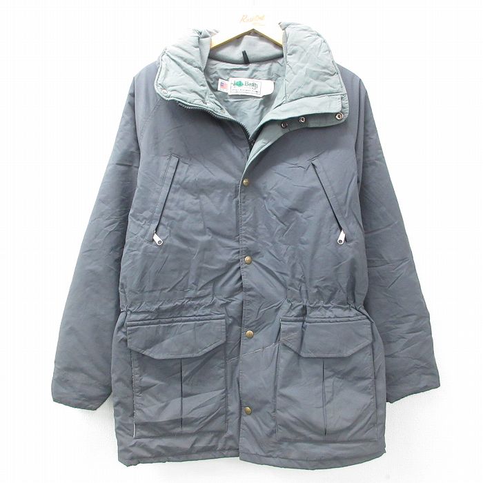 XL★古着 エルエルビーン LLBEAN 長袖 ジャケット メンズ 90年代 90s シンサレート ゴアテックス ラグラン USA製 グレー 【spe】 25feb06 中古 アウター