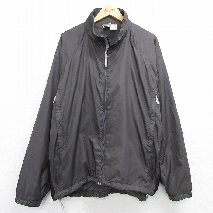 XL★古着 ノースフェイス THE NORTH FACE 長袖 ジャケット メンズ ラグラン 大きいサイズ 茶他 ブラウン 内側フリース 25feb12 中古 アウター