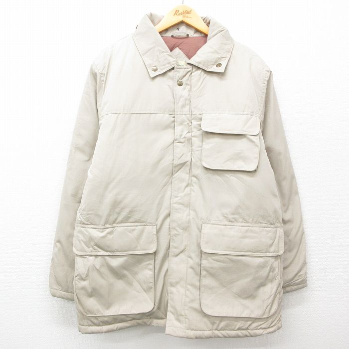 【50%OFF】L★古着 セントジョンズベイ 長袖 ジャケット メンズ 90年代 90s ベージュ カーキ 25feb17 中古 アウター