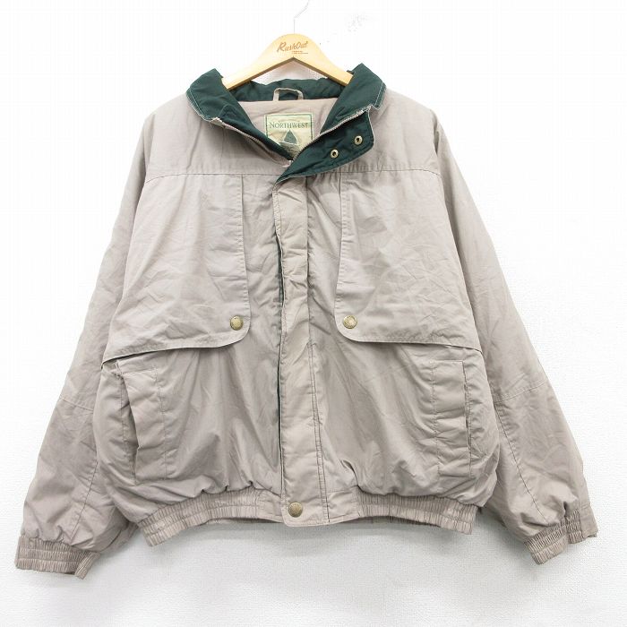 XL★古着 長袖 ジャケット メンズ 00年代 00s 大きいサイズ グレー他 25feb20 中古 アウター