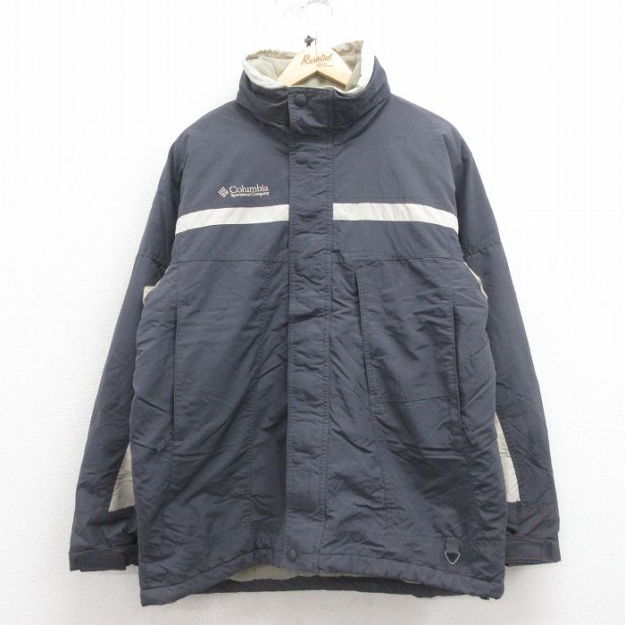 【50%OFF】コロンビア 00s ジャケット ワンポイントロゴ グレー L | 古着