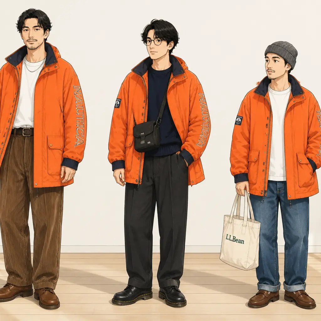 【3】DESCENDANT NAUTICA ノーティカ コラボ ジャケット XL 古着通販 XL☆古着 ノーティカ 長袖 ブランド ナイロン マウンテン