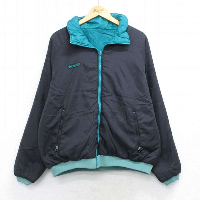 XL★古着 コロンビア COLUMBIA 長袖 ジャケット メンズ 90年代 90s 黒他 ブラック 【spe】 25oct24 中古 アウター