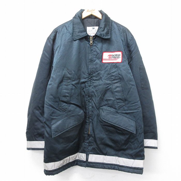 【50%OFF】ゴールデンフリース 80s ナイロンジャケット AIRBORNE ネイビー XL | 古着