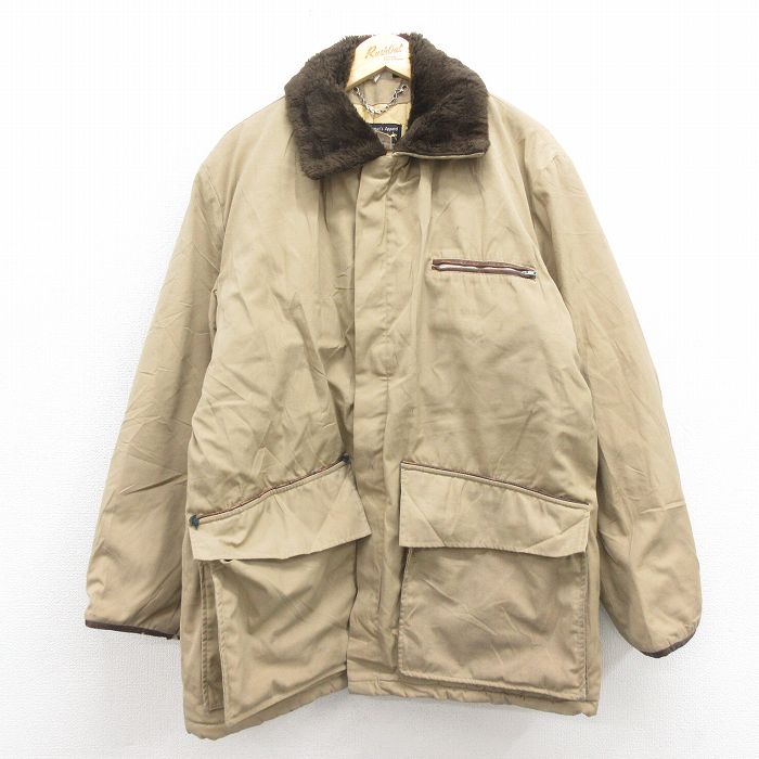 L★古着 BROWNING 長袖 ジャケット メンズ 80年代 80s USA製 タロン ベージュ カーキ 【spe】 25oct30 中古 アウター