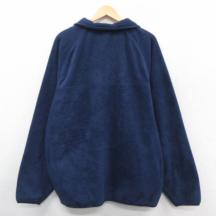 古着通販 XL☆古着 アディダス adidas 長袖 ハーフジップ フリース
