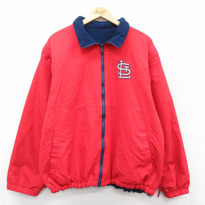 MLB セントルイスカージナルス 00s リバーシブルジャケット レッド XL | 古着
