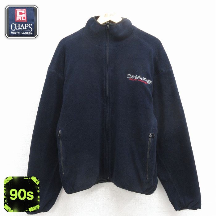 ラルフローレン 90s フリースジャケット ワンポイントロゴ M | 古着
