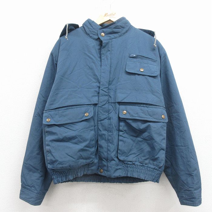 キャンパス 80s 長袖ジャケット シンサレート ネイビー XL | 古着