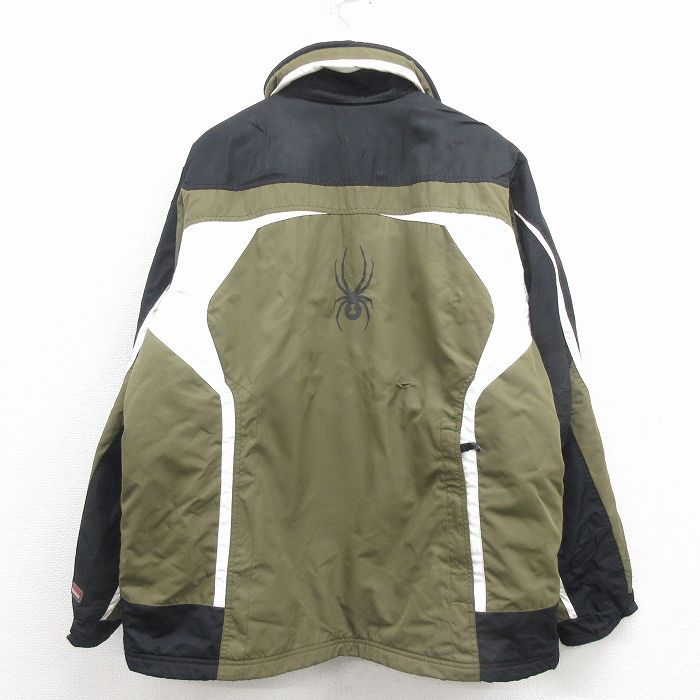 XL★古着 スパイダー 長袖 マウンテン ジャケット メンズ 00年代 00s シンサレート 薄緑【spe】 25dec08