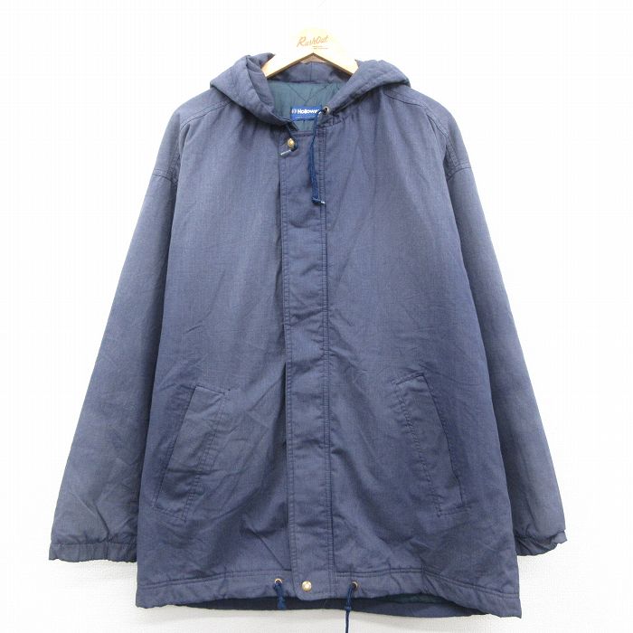 ホロウェイ 90s ジャケット 内側キルティング ネイビー XL | 古着