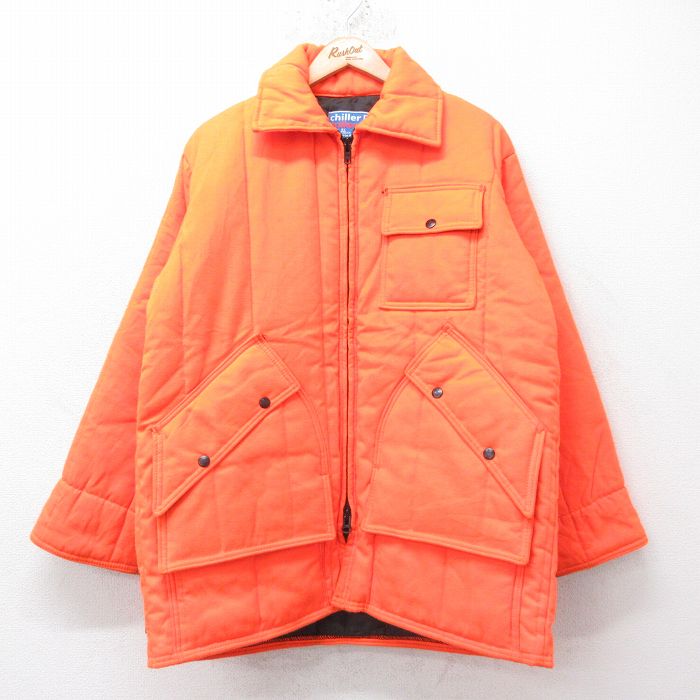 SAFTBAK 90s 長袖ジャケット オレンジ L | 古着