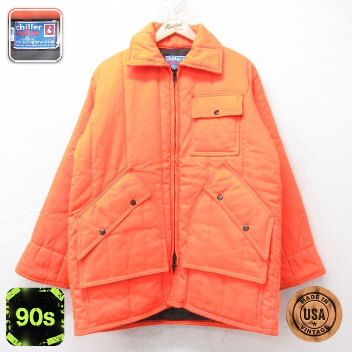 【50%OFF】SAFTBAK 90s 長袖ジャケット オレンジ L | 古着