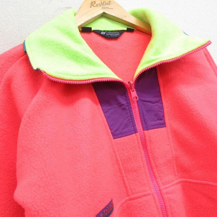 古着通販 M☆古着 コロンビア 長袖 フリース ジャケット メンズ 90年代 