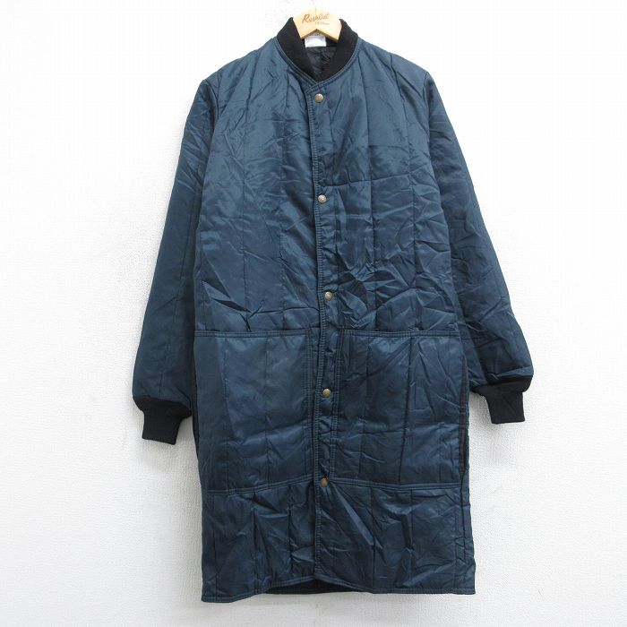 【20%OFF】ナイロンコート 80s ネイビー S | 古着