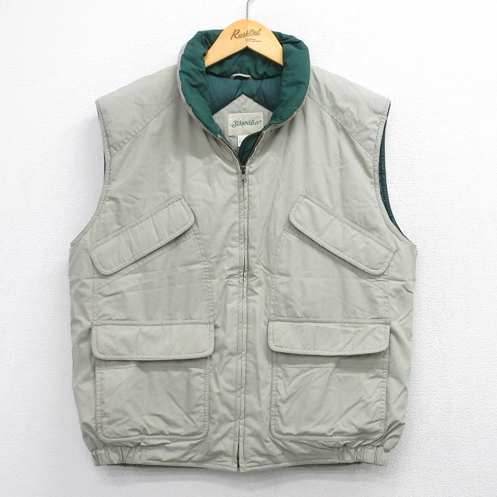 M★古着 セントジョンズベイ ベスト メンズ 90年代 90s 薄ベージュ他 26jan14