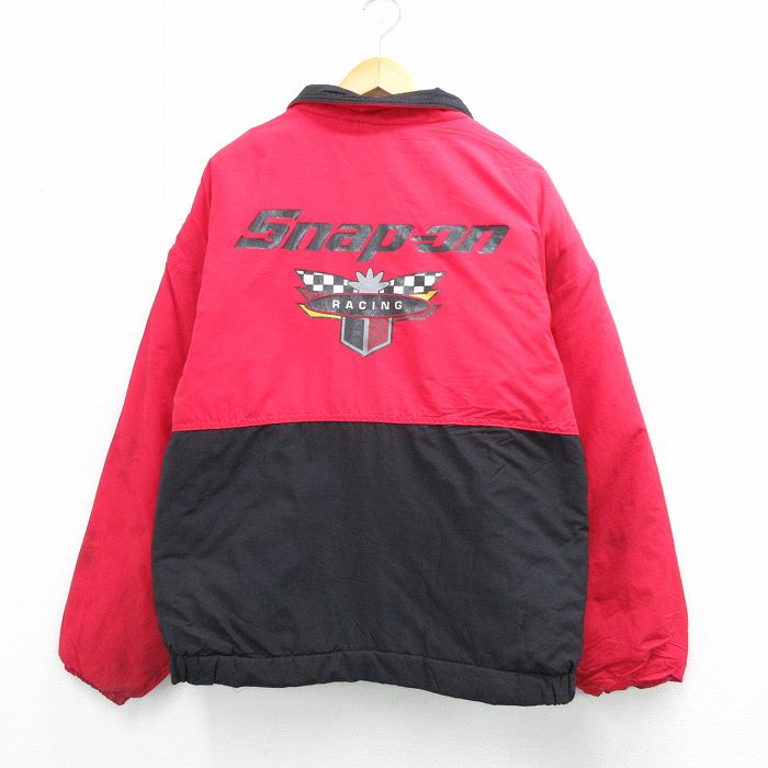 スイングスター 90s ナイロンジャケット スナップオン レッド XL | 古着