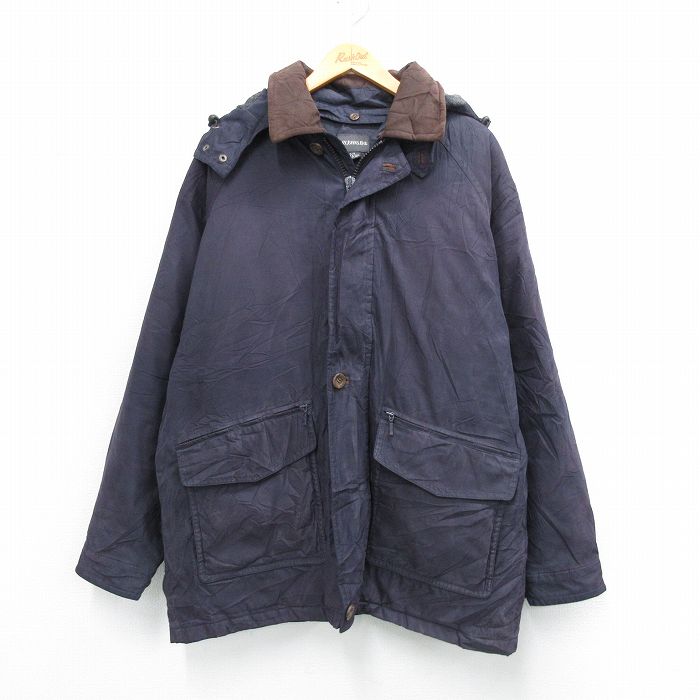 【20%OFF】セントジョンズベイ 長袖ジャケット 襟レザー ネイビー L | 古着