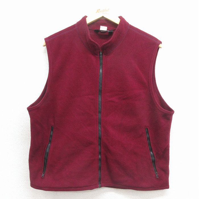 【20%OFF】ラギッドマウンテン 90s フリースベスト バーガンディ S | 古着