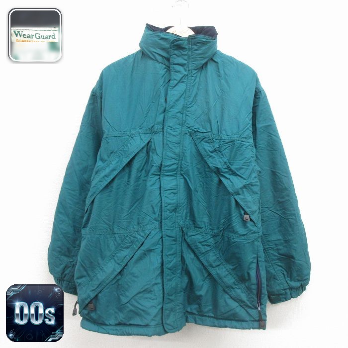 Wear Guard 00s ナイロンジャケット 内側フリース ライトブルー M | 古着