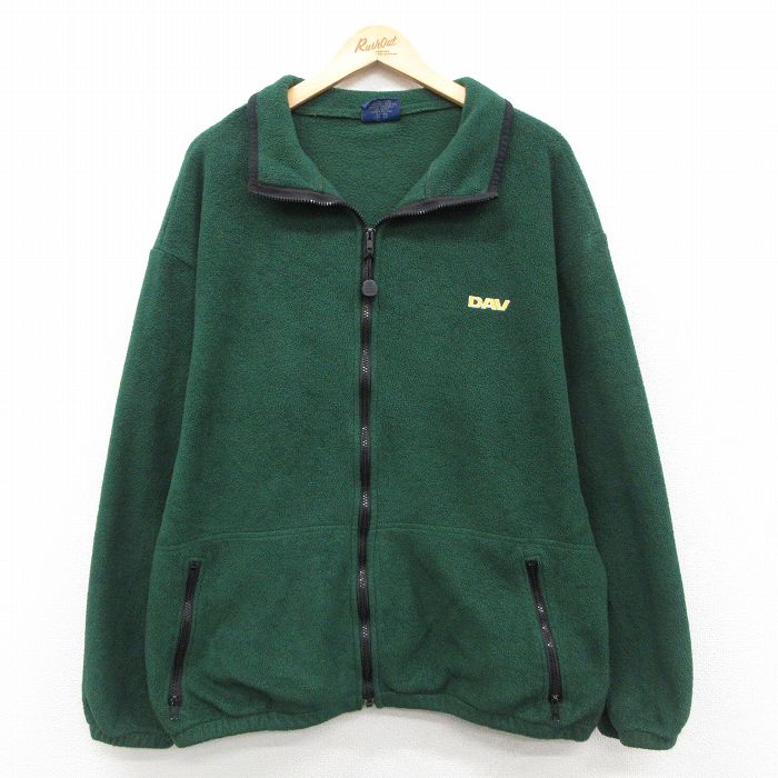 ホロウェイ 90s フリースジャケット DAV グリーン XL | 古着