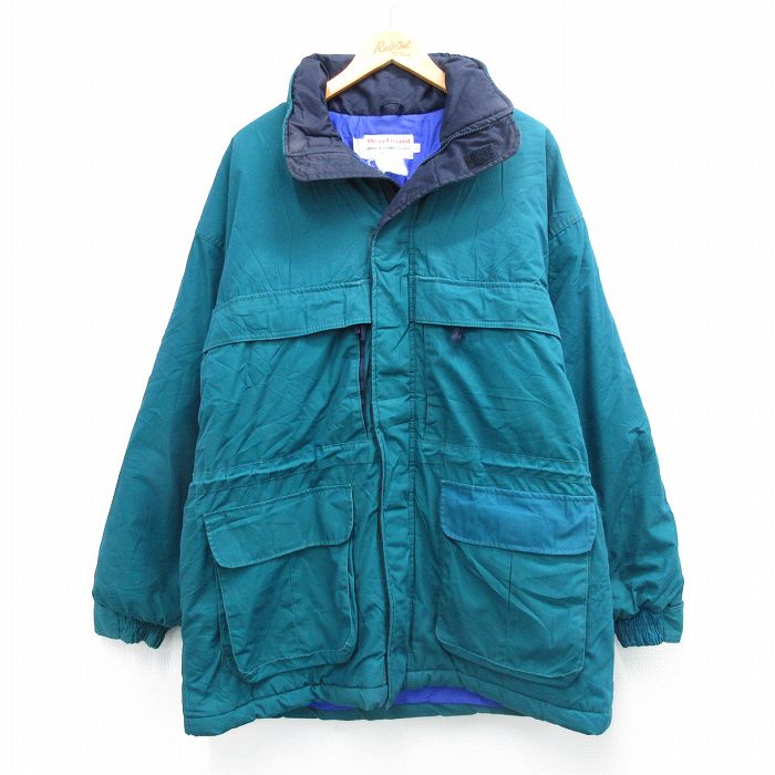 90s ジャケット ブルーグリーン XL | 古着