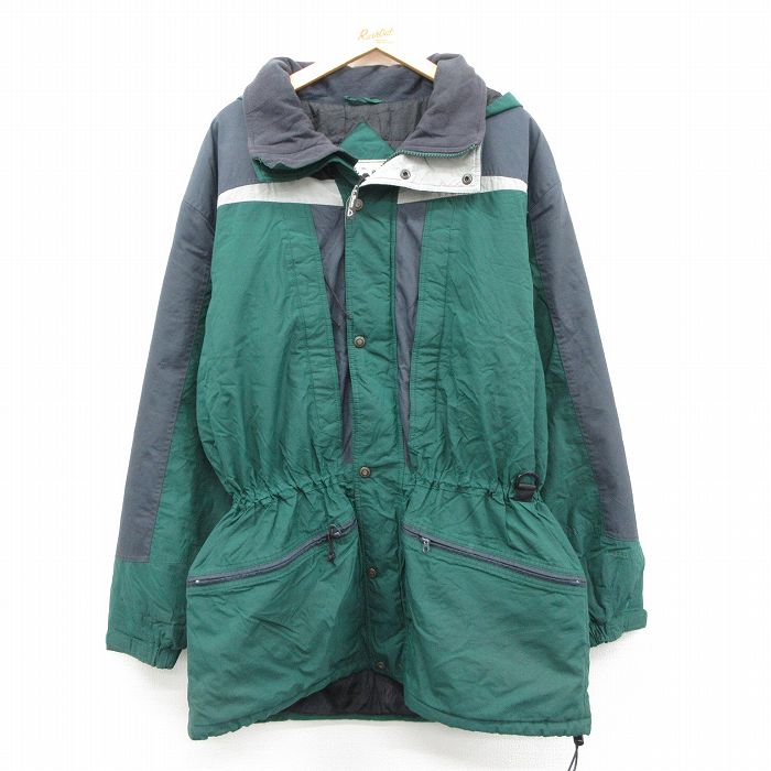エルエルビーン 90s ナイロンジャケット グリーン XL | 古着