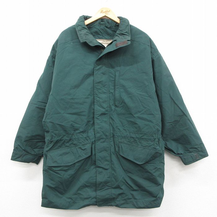 【20%OFF】エディーバウアー 00s ナイロンダウンジャケット 内側キルティング グリーン XL | 古着