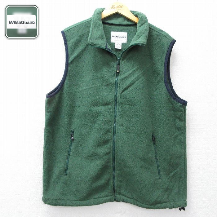 Wear Guard フリースベスト グリーン L | 古着