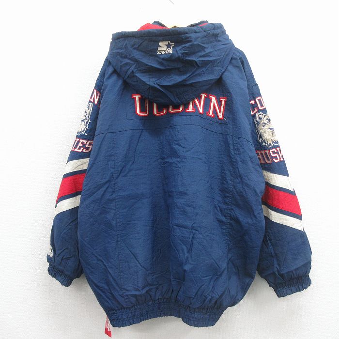 スターター 90s ナイロンジャケット ユーコンハスカーズ ネイビー XL | 古着