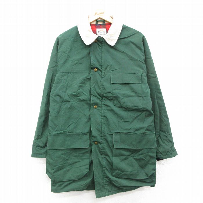 ダックスバック 70s ジャケット 襟コーデュロイ グリーン M | 古着
