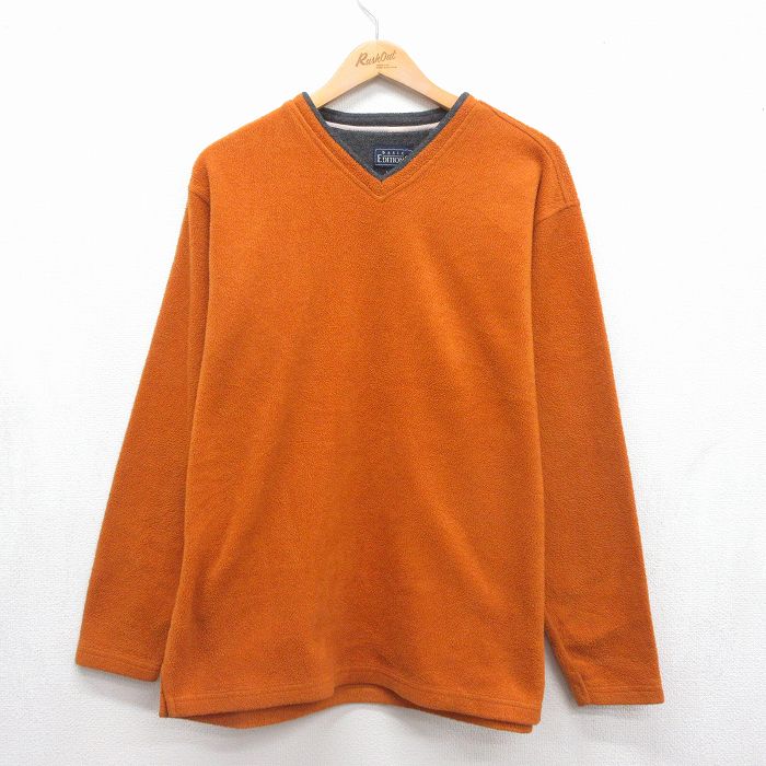 ベーシックエディションズ 90s フリースジャケット オレンジ メンズM相当 | 古着