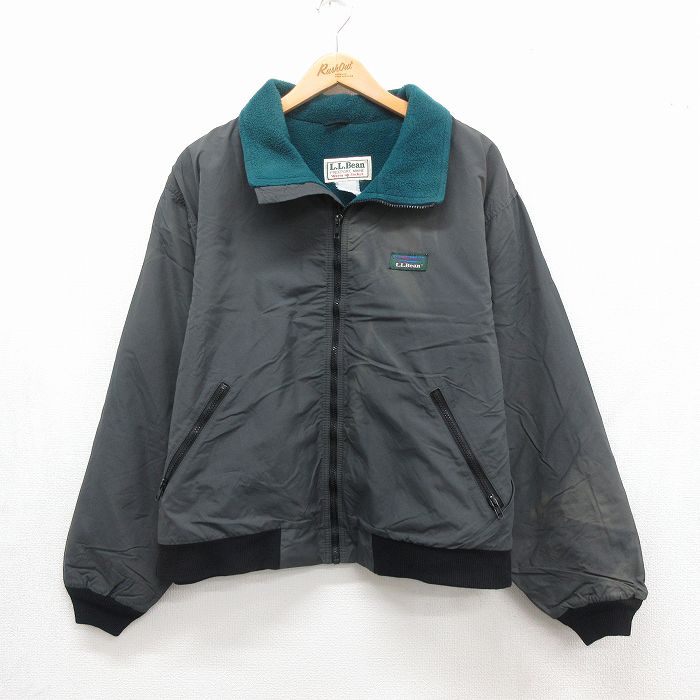 エルエルビーン 90s ウォームアップジャケット 内側ボア グレー メンズXL相当 | 古着