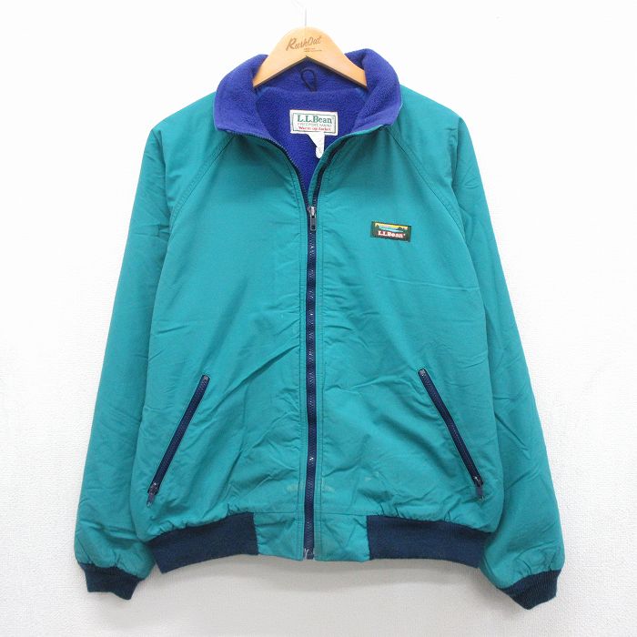 エルエルビーン 90s ウォームアップジャケット ラグラン グリーン メンズXL相当 | 古着