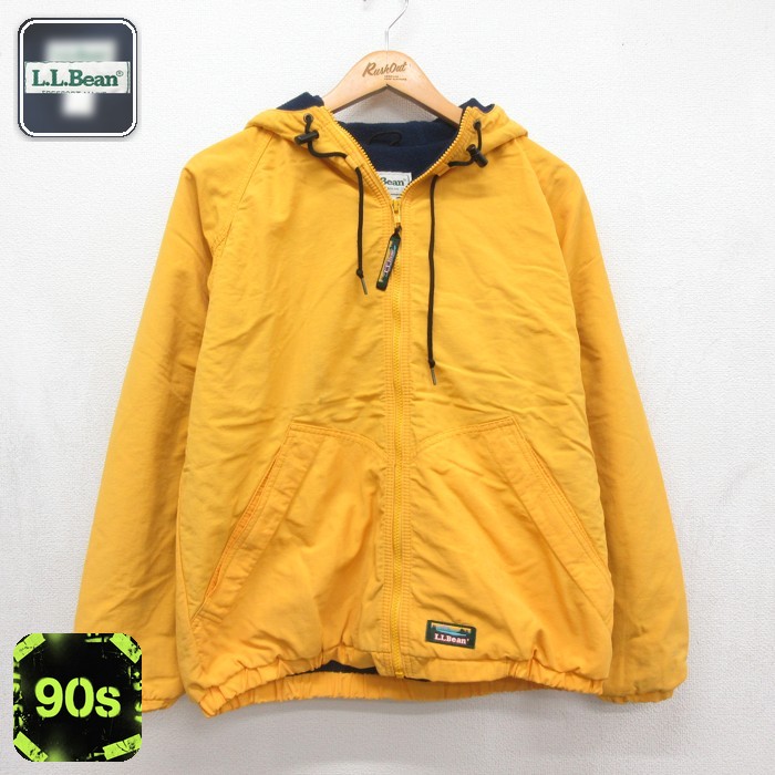 エルエルビーン 90s ラグランジャケット イエロー メンズM相当 | 古着