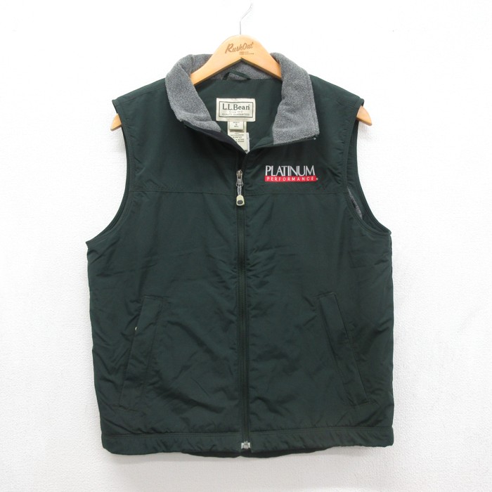 L.L.Bean 00s ベスト PLATINUM グリーン メンズS相当 | 古着