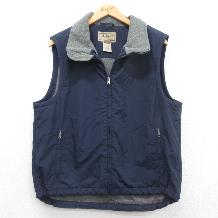 エルエルビーン 00s ナイロンベスト ネイビー メンズM相当 | 古着