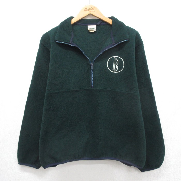 古着通販 L☆古着 L.L.Bean エルエルビーン 長袖 ジャケット ハーフ 