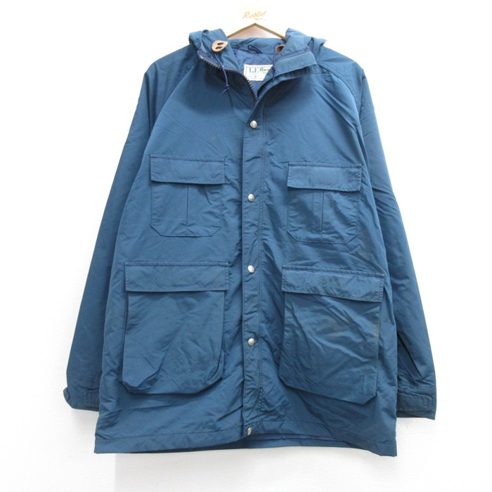エルエルビーン 80s マウンテンパーカー ネイビー L | 古着 26aug26