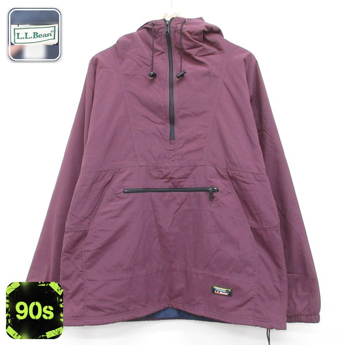 古着通販 L☆古着 L.L.Bean エルエルビーン 長袖 ジャケット ハーフ