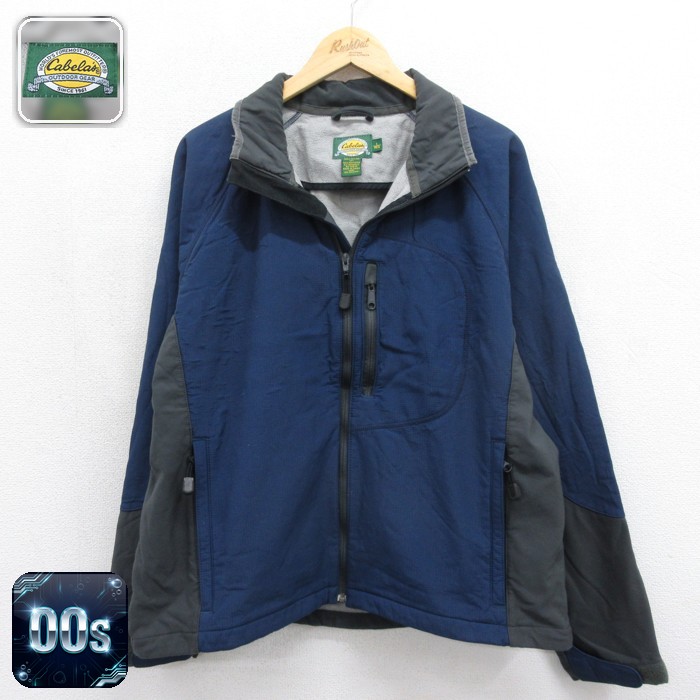 古着通販 L☆古着 Cabela's 長袖 ジャケット ナイロン メンズ 00年代