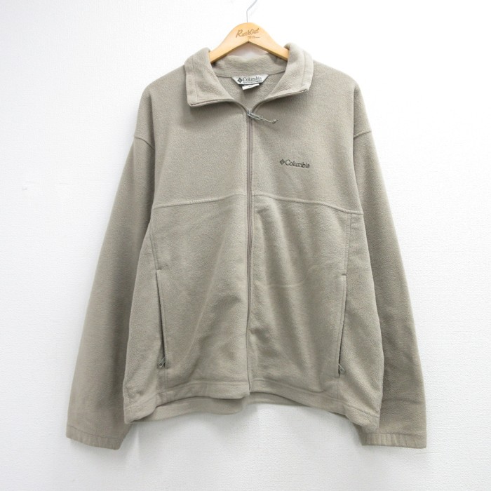 コロンビア 00s フリースジャケット ベージュ メンズXL相当 | 古着