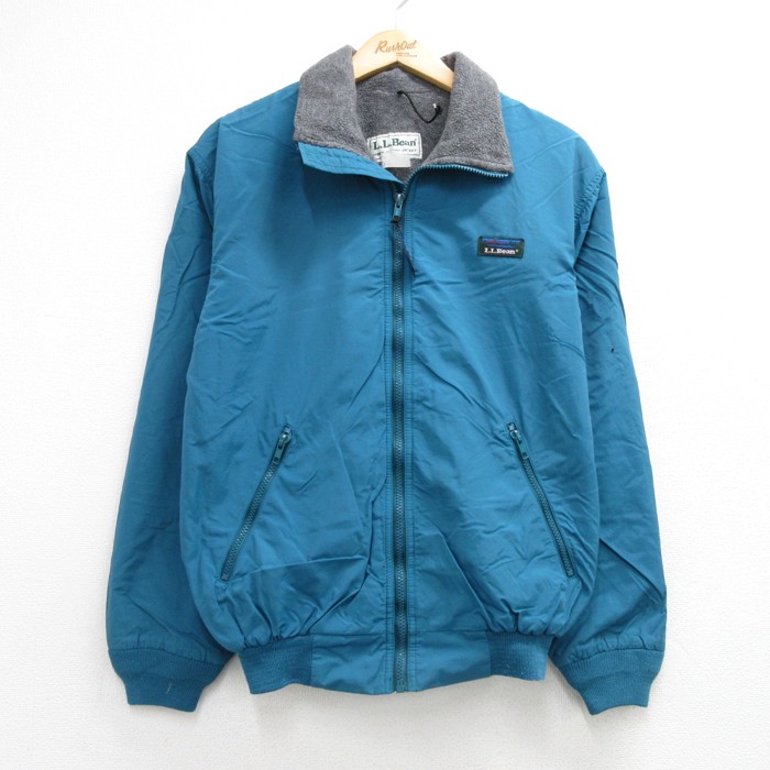 M★古着 L.L.Bean エルエルビーン 長袖 ジャケット ナイロン メンズ 90年代 90s ブルー【spe】 26sep04