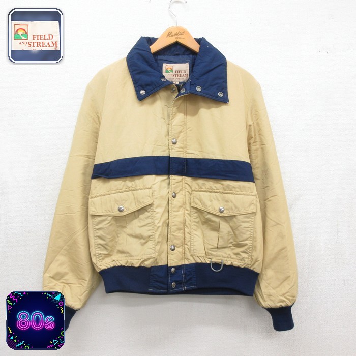 FIELD&STREAM 80s ジャケット フラップポケット イエロー メンズM相当 | 古着