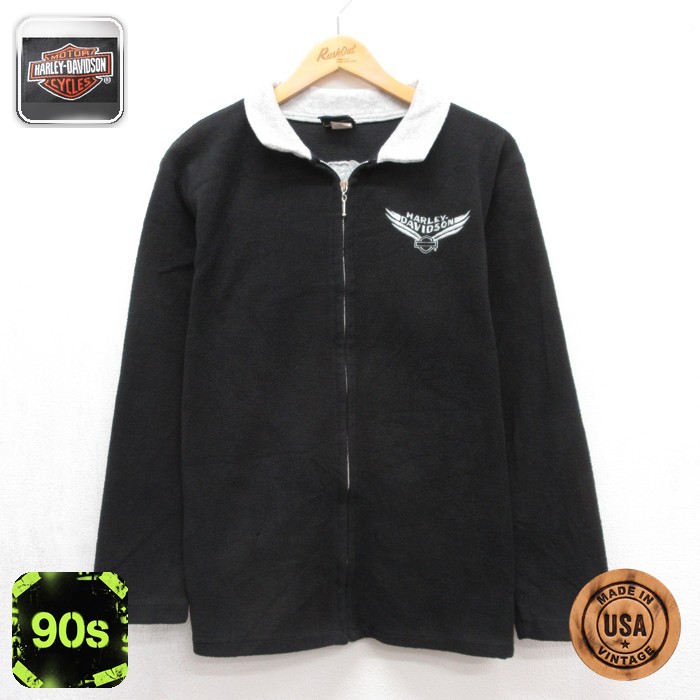 ハーレーダビッドソン ハーフジップ スウェット トレーナー XL〜2XL 