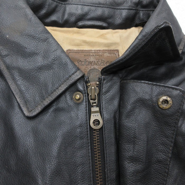 古着通販 XL☆古着 セントジョンズベイ St.John&Bay 長袖 レザー